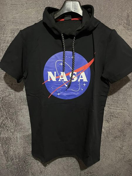 Мъжка тениска с качулка NASA