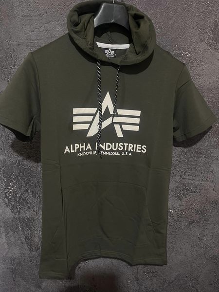 Мъжка тениска с качулка